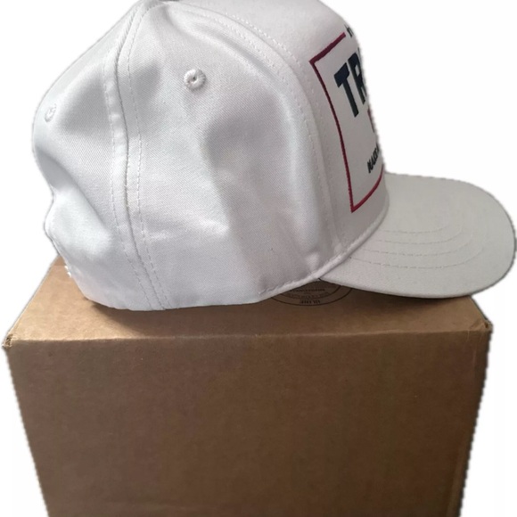 Donald Trump - JD Vance Cali-Fame Hat 2024 WHITE 45-47 MAGA Cap Authentic - Picture 2 of 5